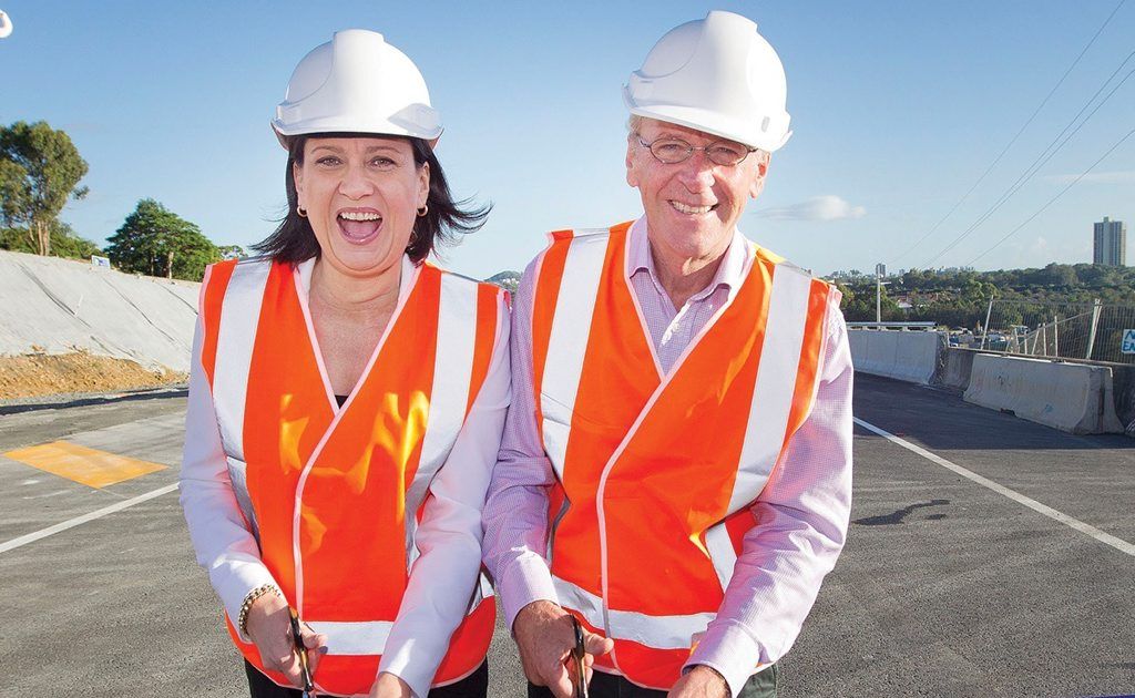Richmond MP Justine Elliot and mayor Barry Longland opening the south-bound lanes of the Pacific Hwy Banora Point Upgrade this morning. Richmond MP Justine Elliot and mayor Barry Longland opening the south-bound lanes of the Pacific Hwy Banora Point Upgrade this morning.